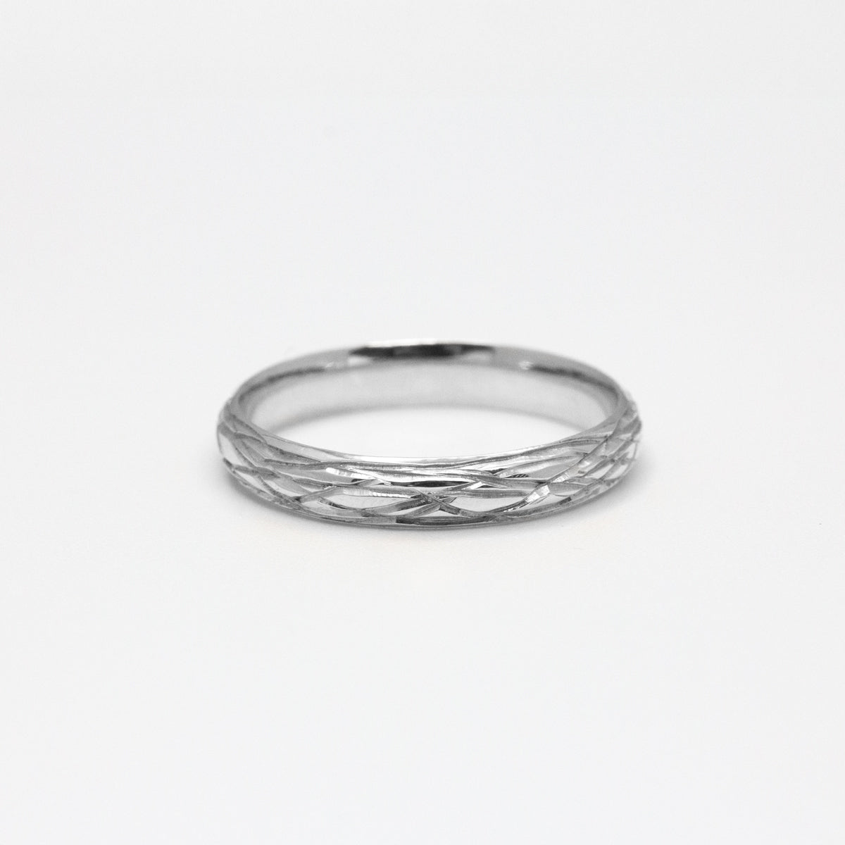 Alliance Amandier - demi-jonc (bombée) 4 mm