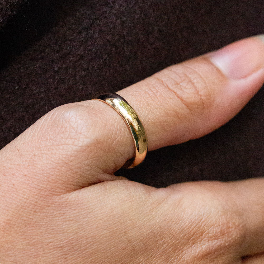 Bague en or éthique et responsable made in France.