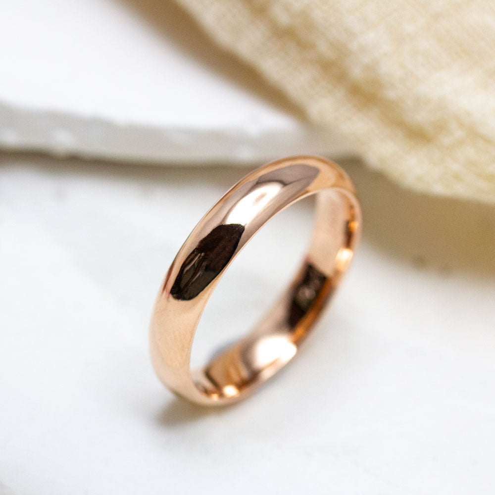 Bague en or éthique et responsable made in France.