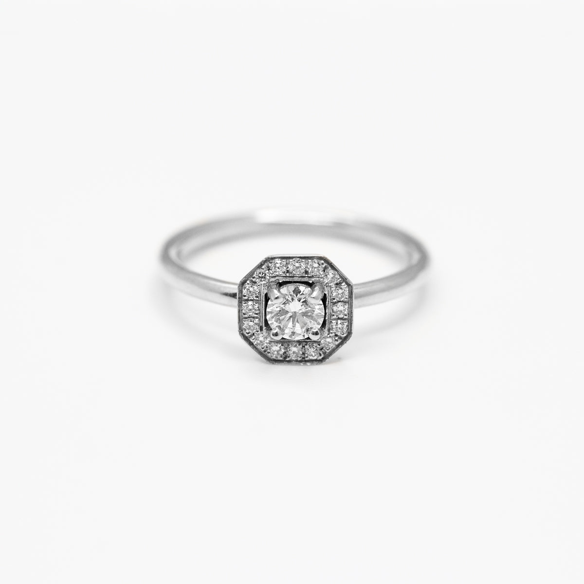 Bague vintage diamants