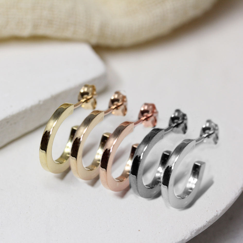 Boucles d'oreille éthiques en or Fairmined.