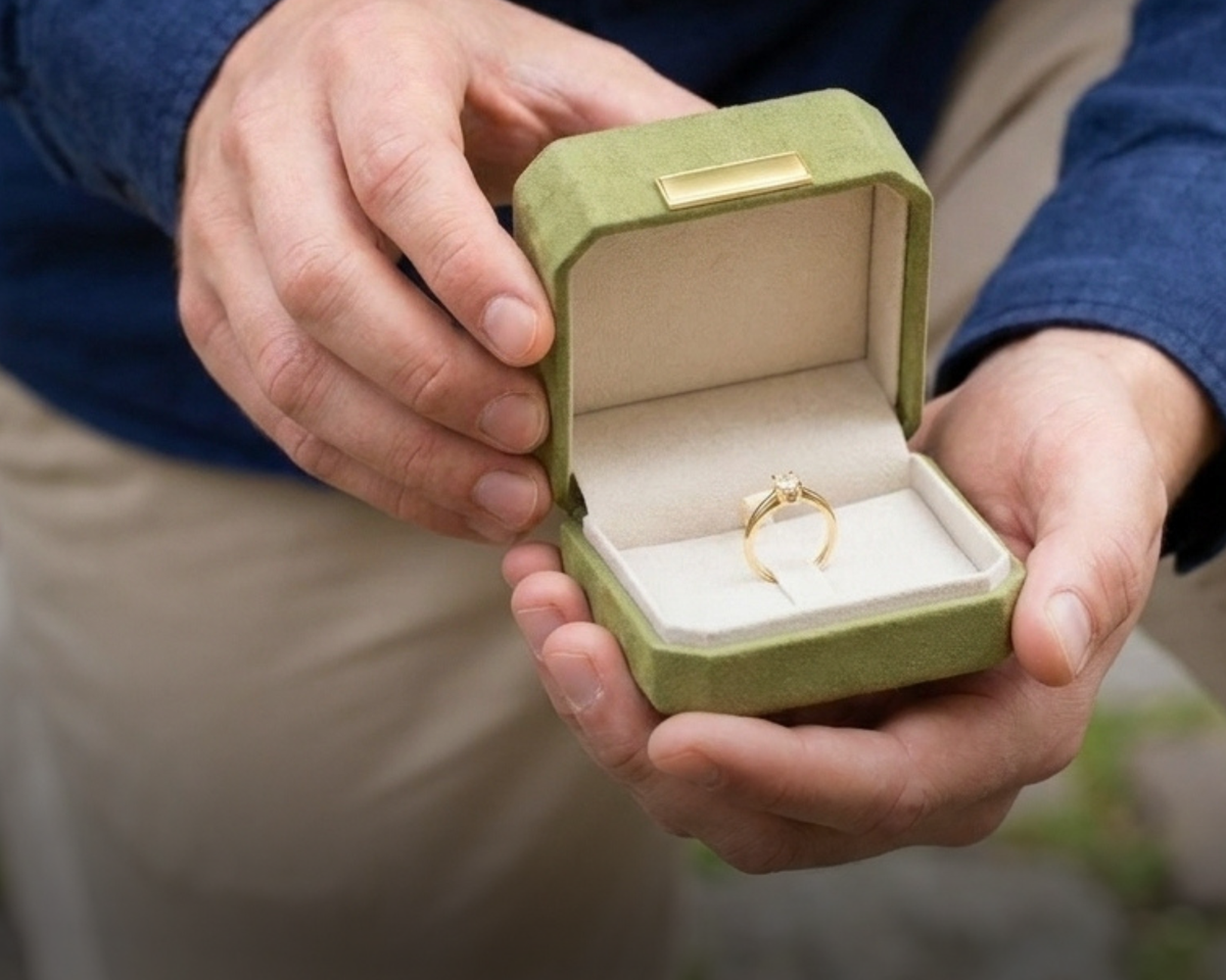 Bague de promesse : une bague de fiançailles échangeable pour une demande de dernière minute