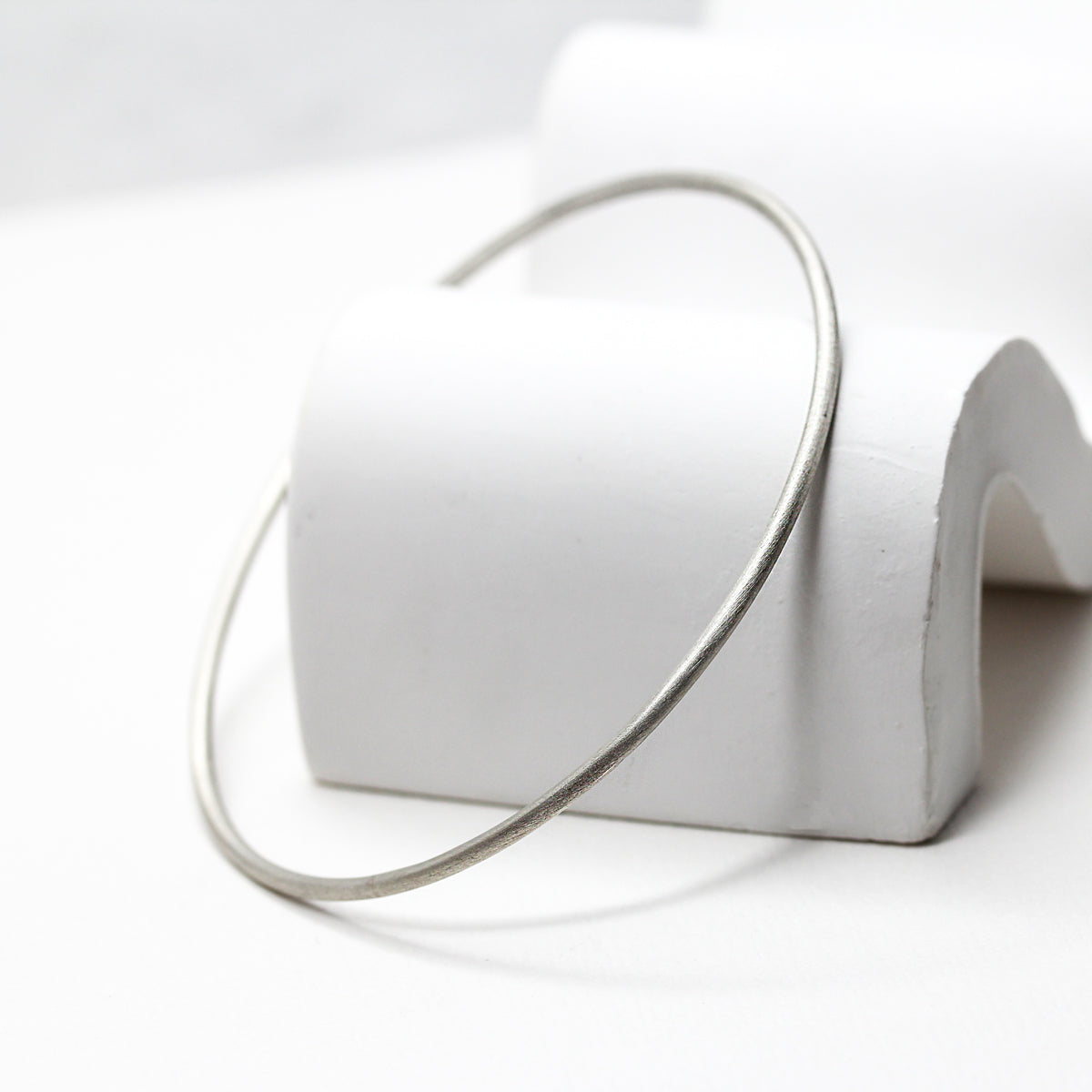 Bracelet jonc Mathéa - argent