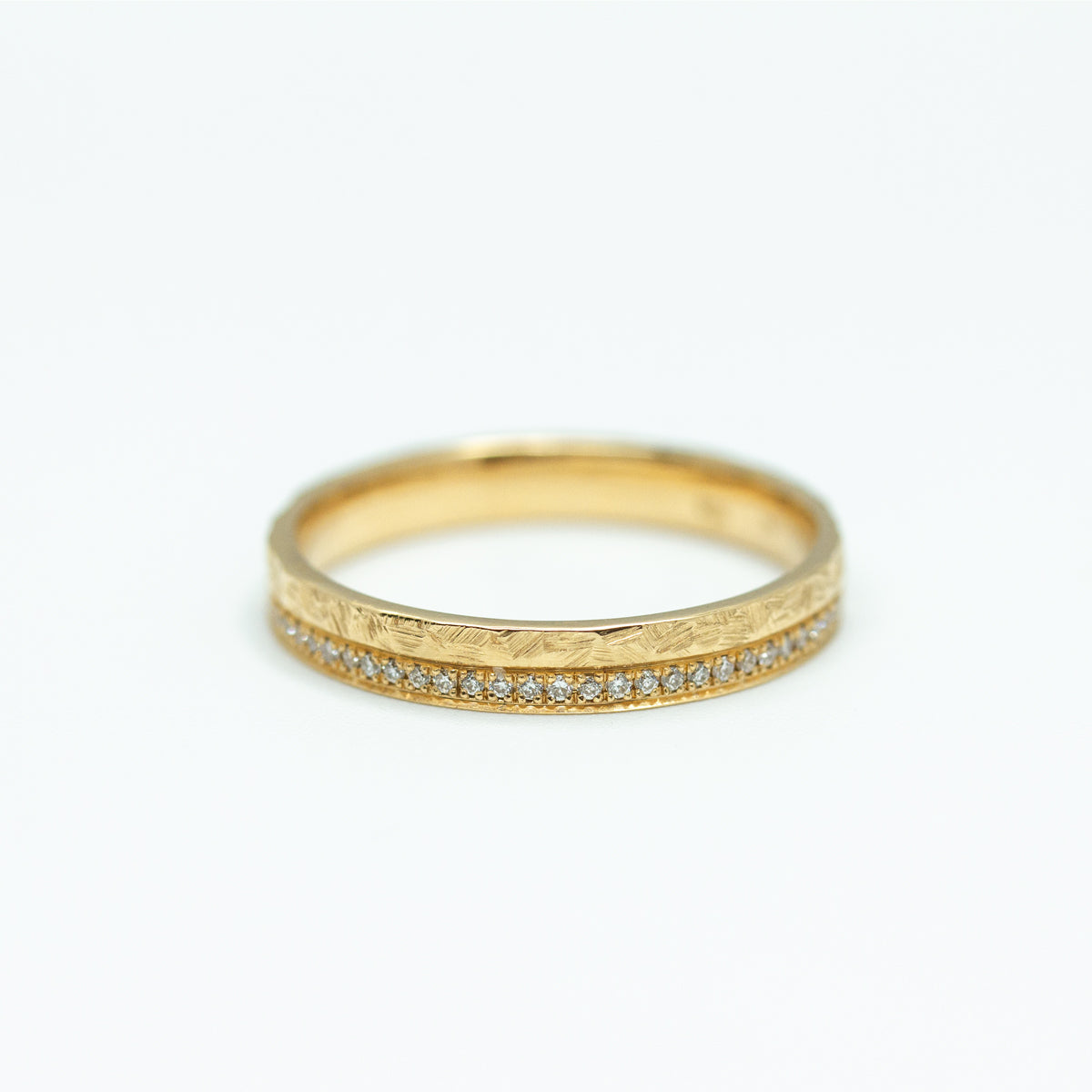Alliance pavée Paula Staël - diamants