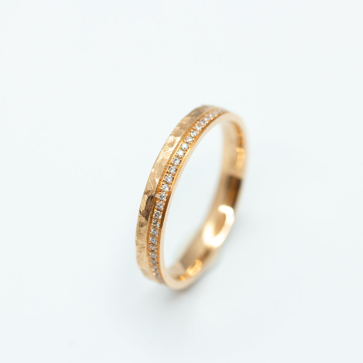 Alliance pavée Paula Staël - diamants