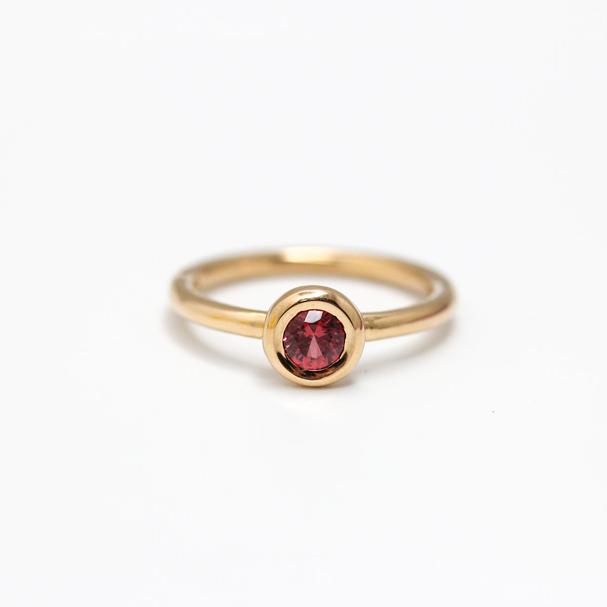Pièce unique - Bague Ayamé - grenat rouge