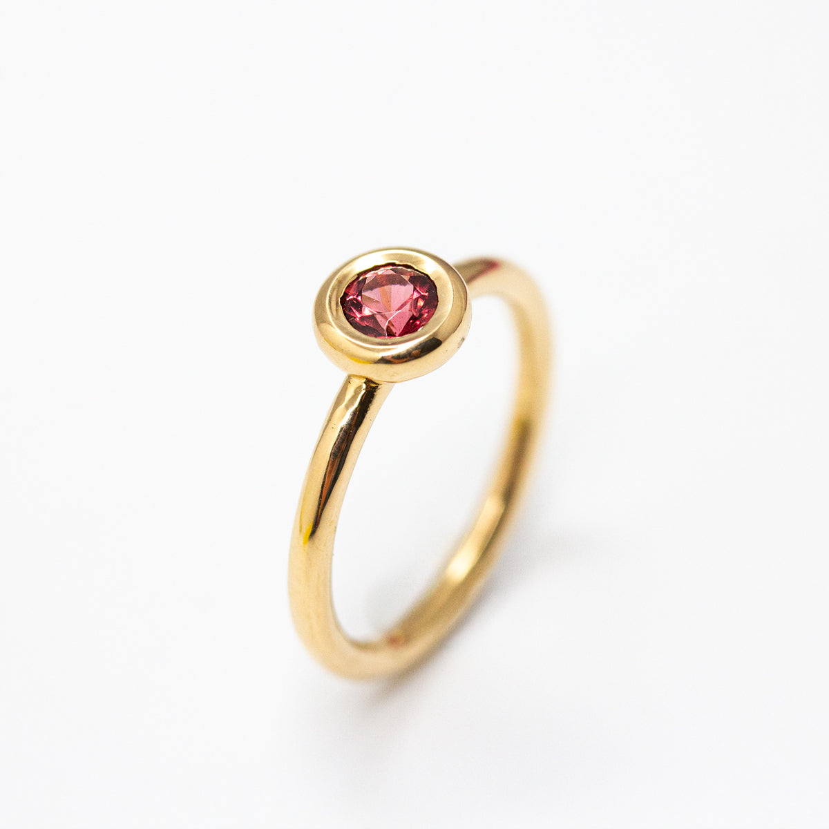 Pièce unique - Bague Ayamé - grenat rouge