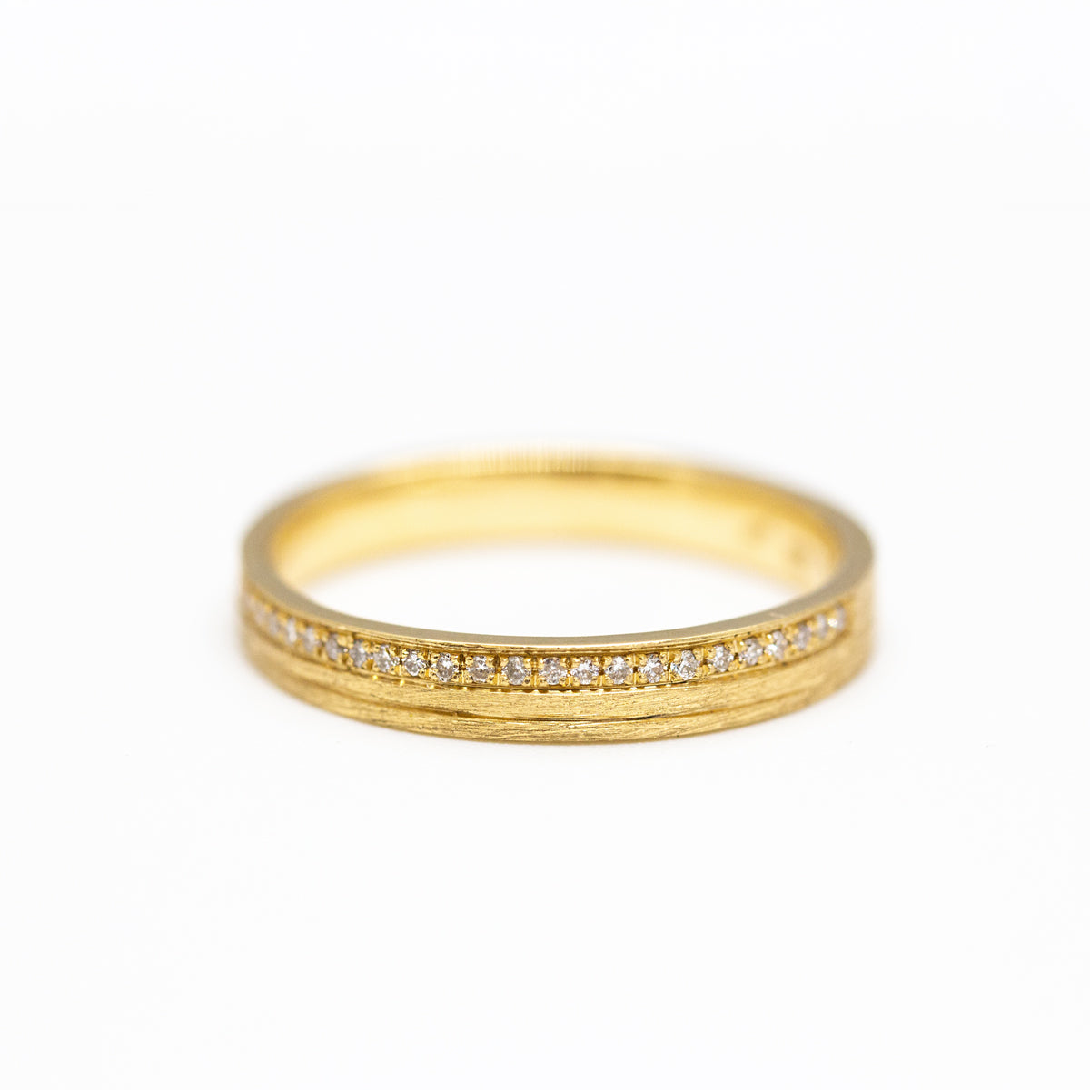 Alliance pavée Paula Casildée - diamants