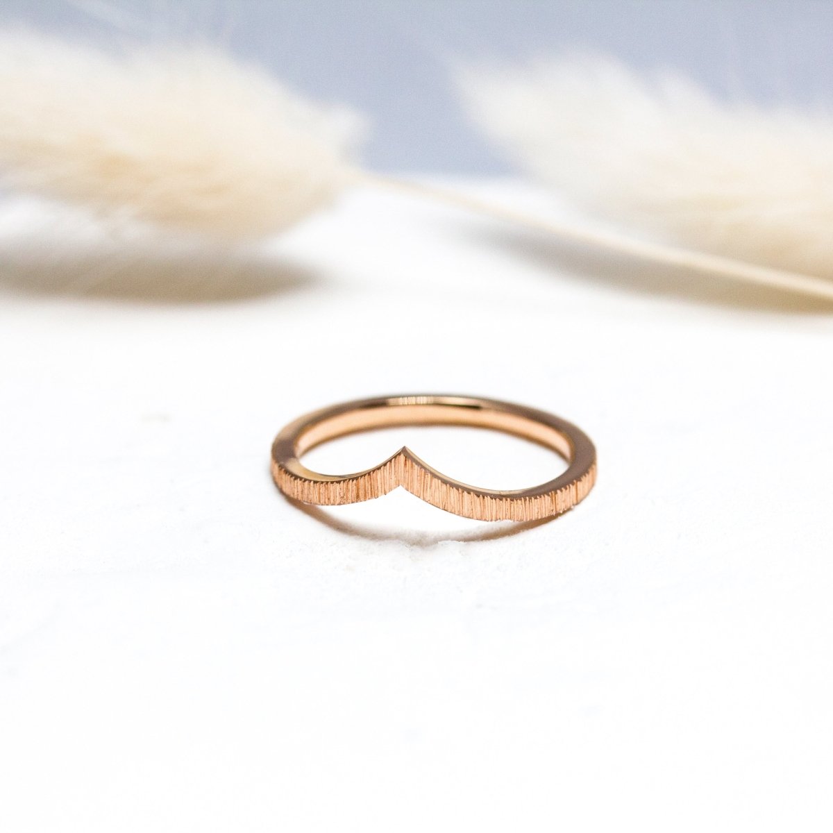 Bague Azur Isandre façonnée en or rouge 18 carats Fairmined à Paris