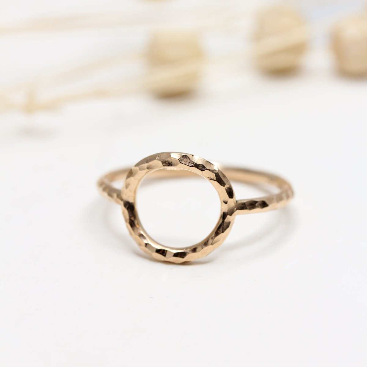 Bague Cercle en or rose 18 carats Fairmined.