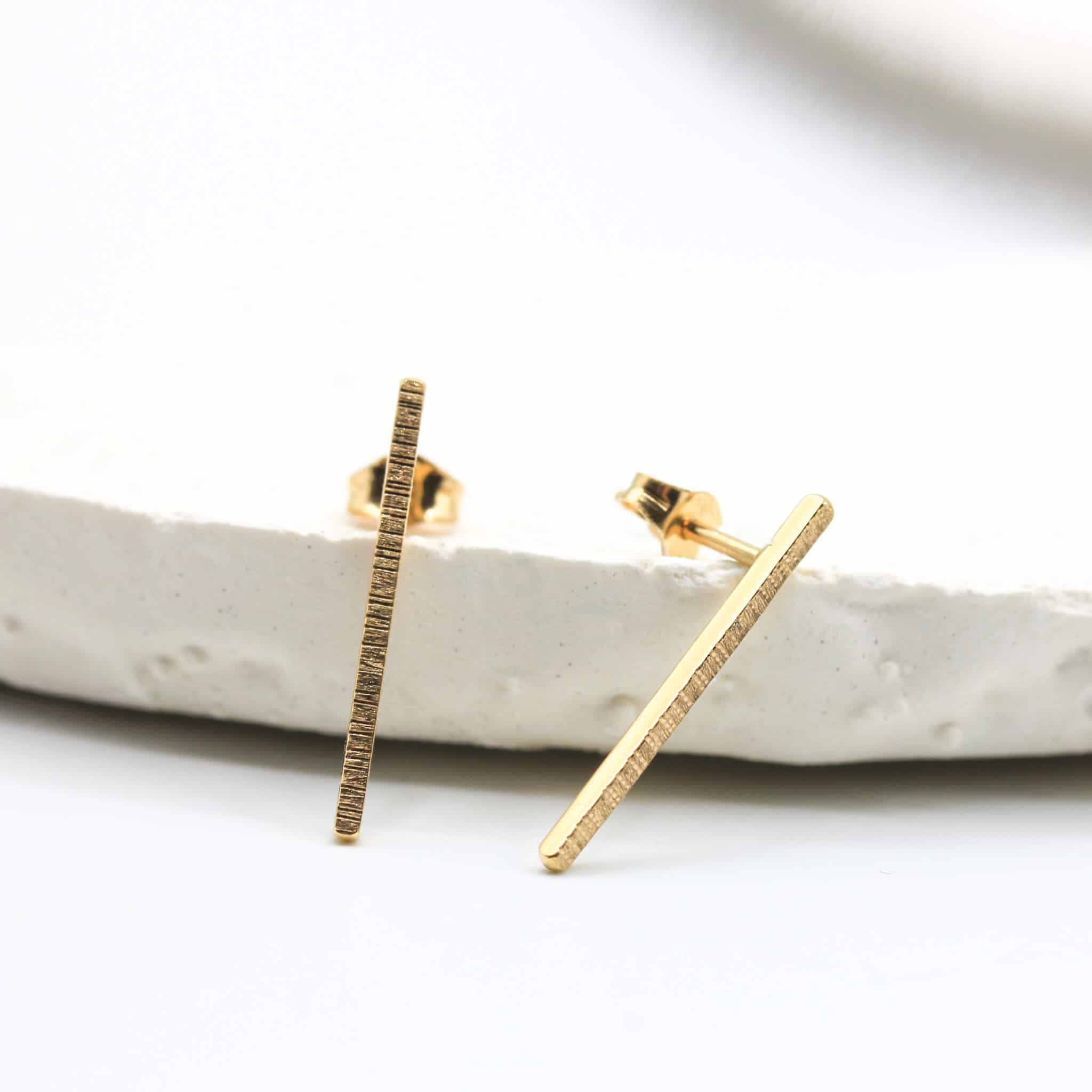 Boucles d'oreille Intiraymi Isandre réalisées en or jaune 18 carats Fairmined à Paris