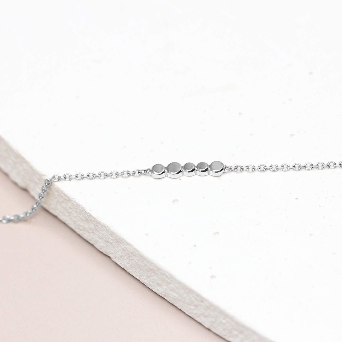 Bracelet en or blanc 18 carats équitable Fairmined.