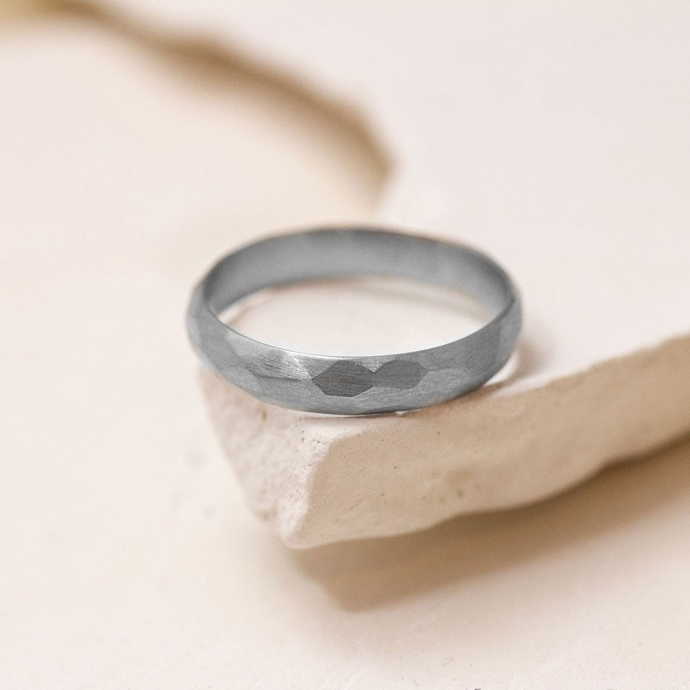 Alliance Nisma - demi-jonc (bombée) 4 mm