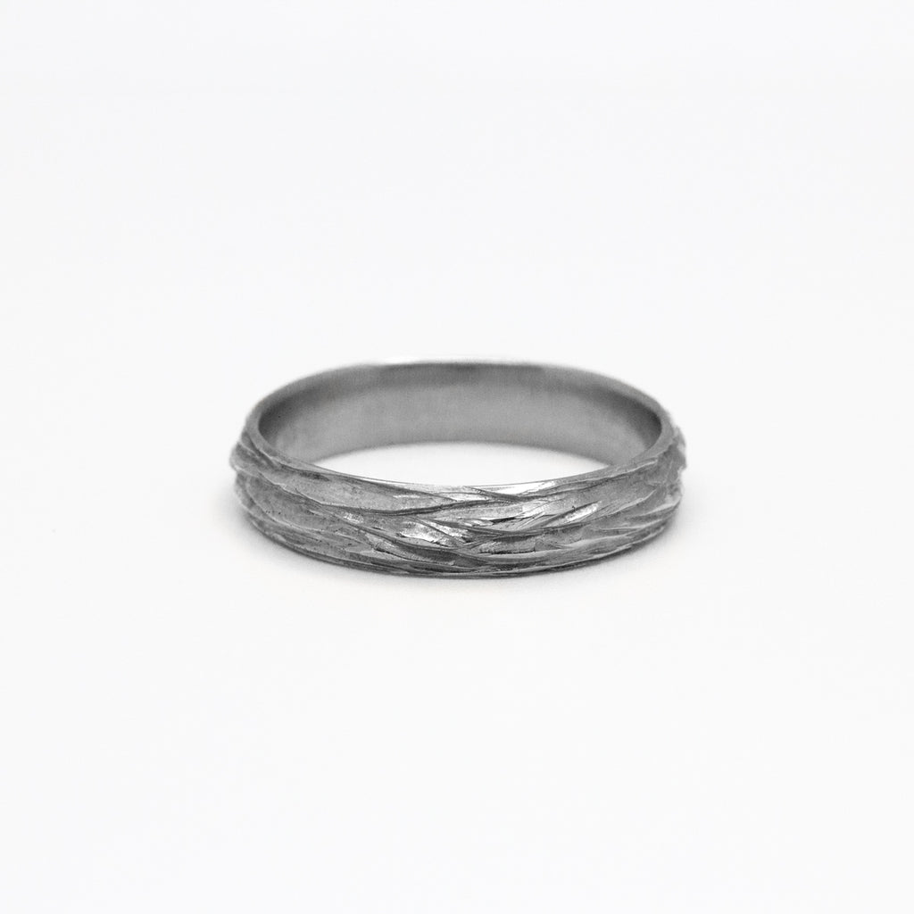 Alliance Amandier - demi-jonc (bombée) 5 mm