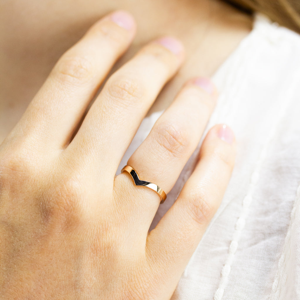 Bague Azur Ulysse - ruban luxe 2 mm