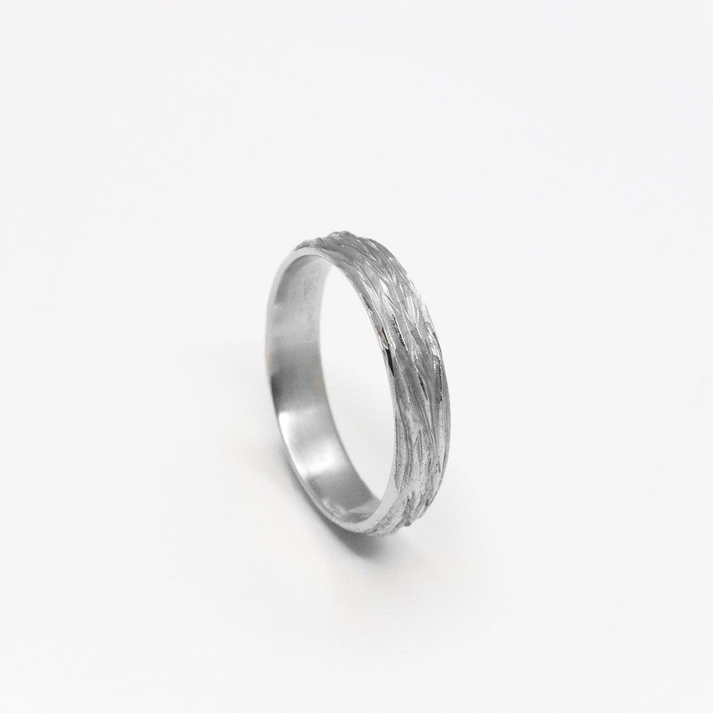 Alliance Amandier - demi-jonc (bombée) 5 mm