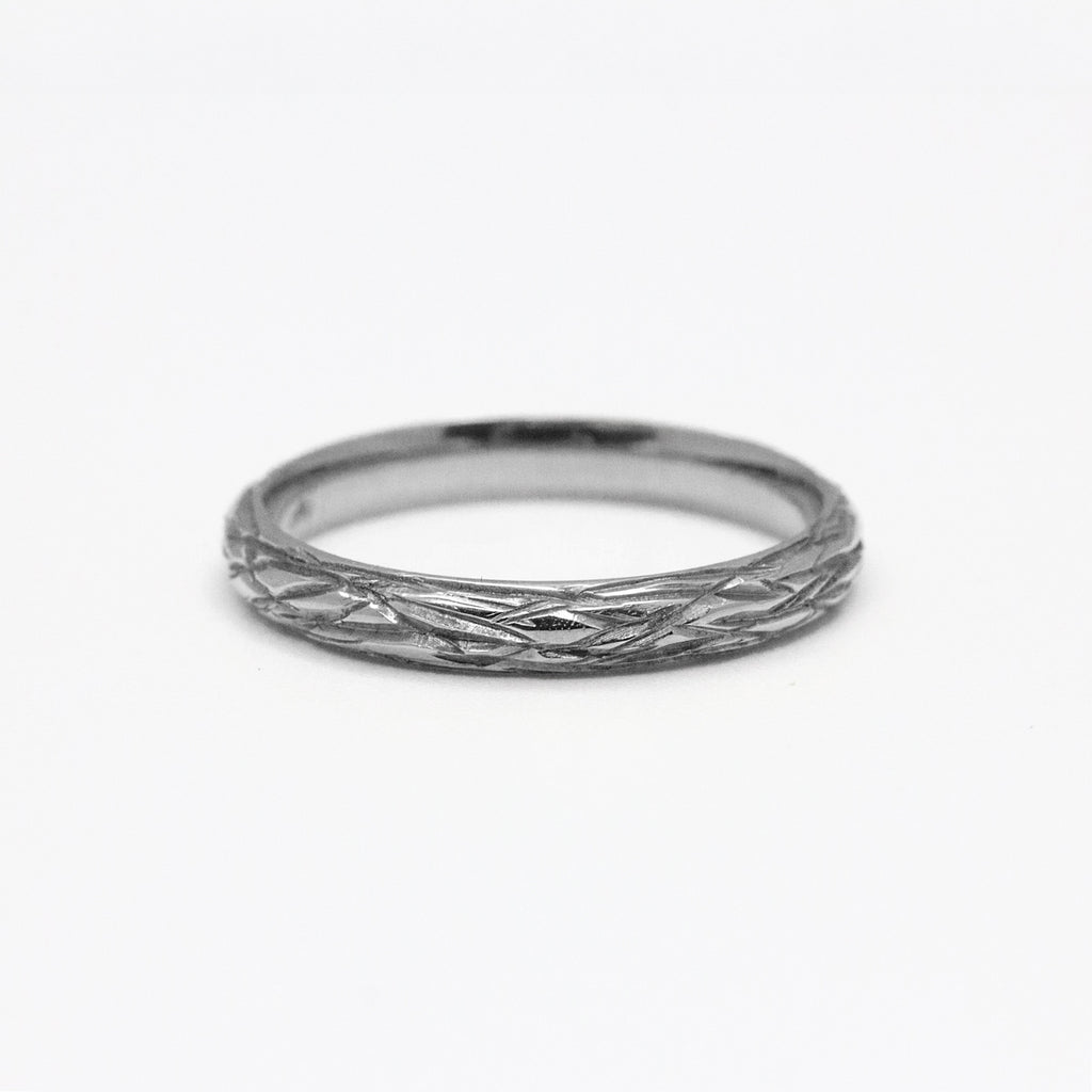 Alliance Amandier - demi-jonc (bombée) 3 mm