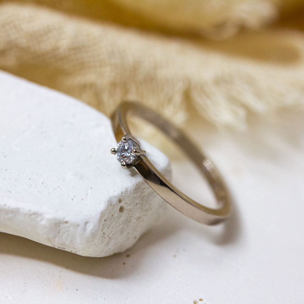 Bague de fiancaille or joaillerie éthique – Paulette à Bicyclette