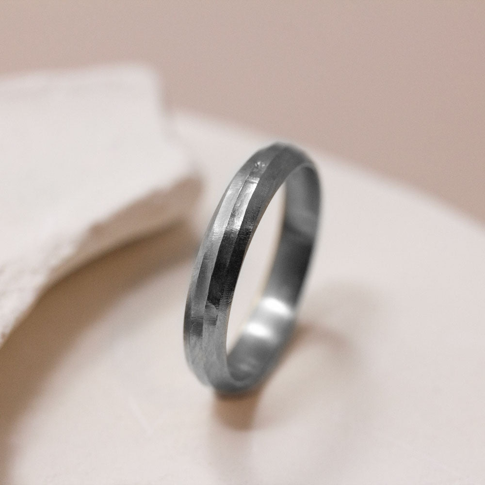 Alliance En Chemin - demi-jonc (bombée) 4 mm