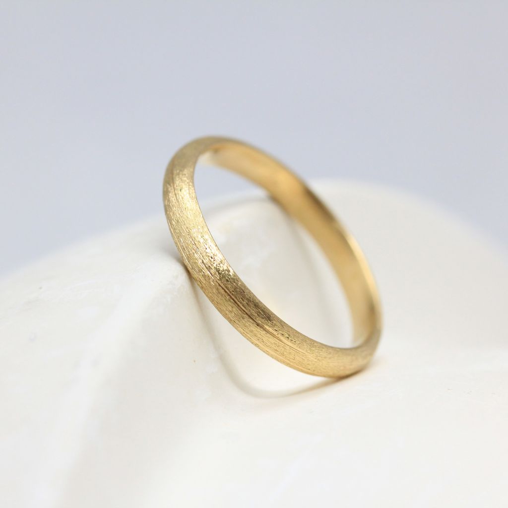Alliance Casildée - demi-jonc (bombée) 3 mm