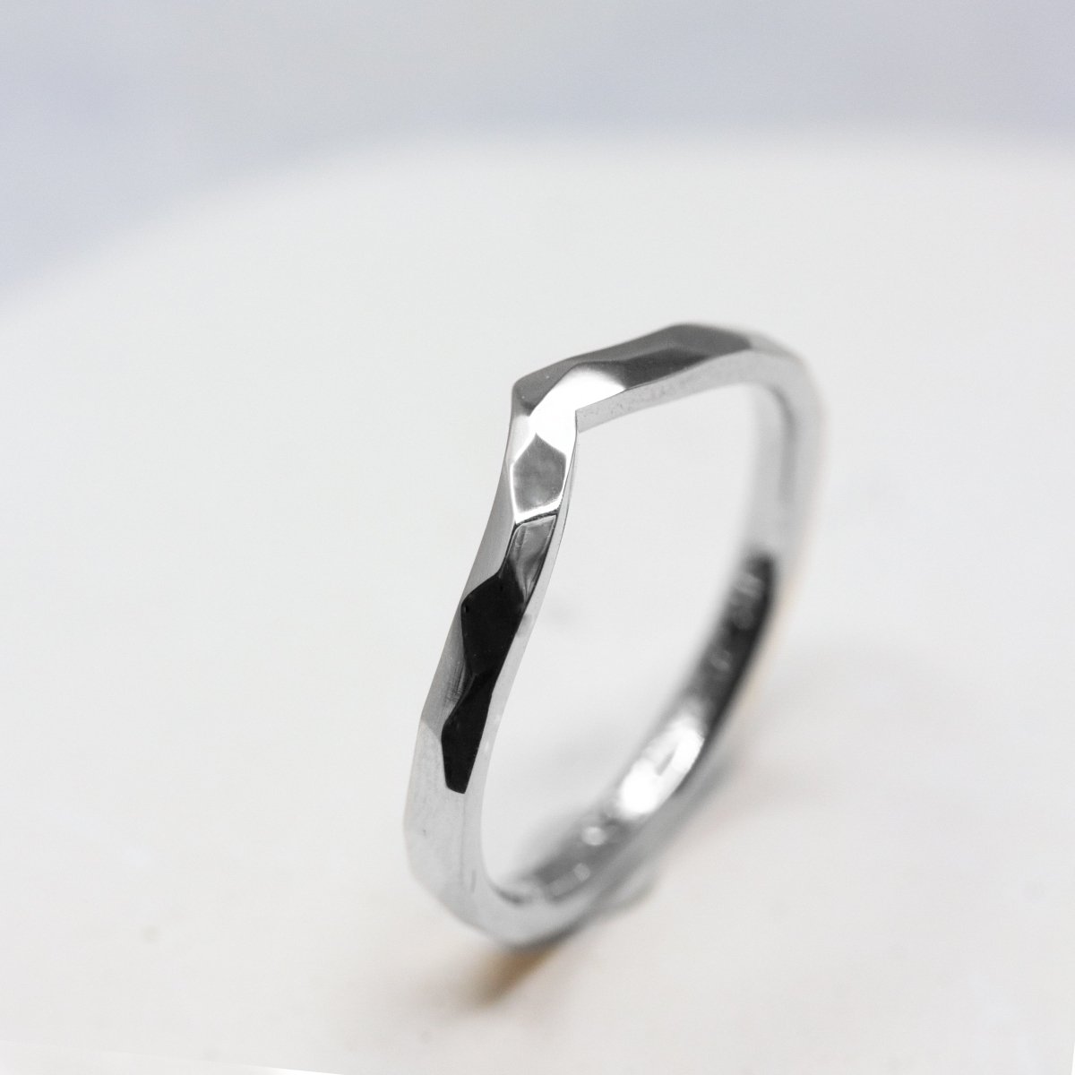 Bague Azur Isilde - ruban luxe 2 mm