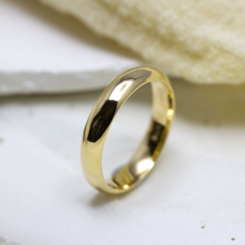 Bague en or éthique et responsable made in France.