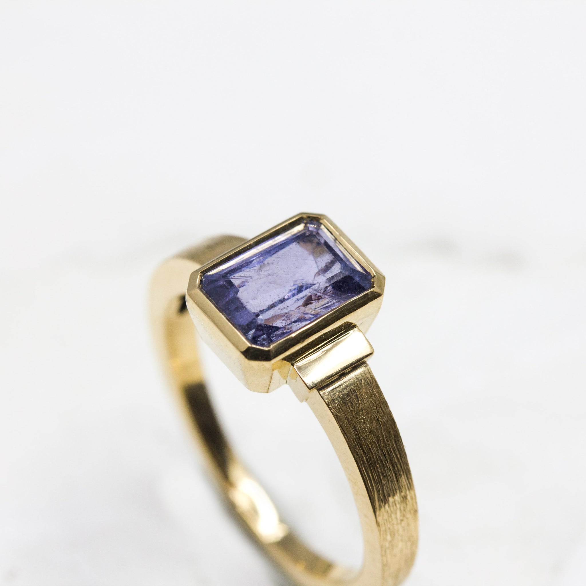 Bague saphir fashion violet