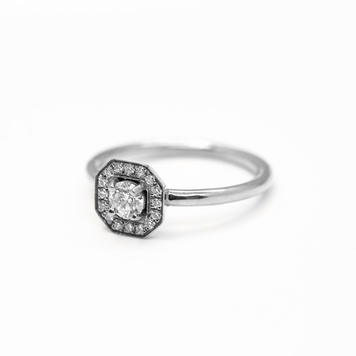 Bague vintage diamants