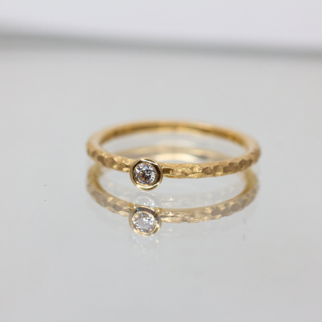 Bague Pierrette Sarita - diamant 2,5 mm - T.51 - Ventes privées