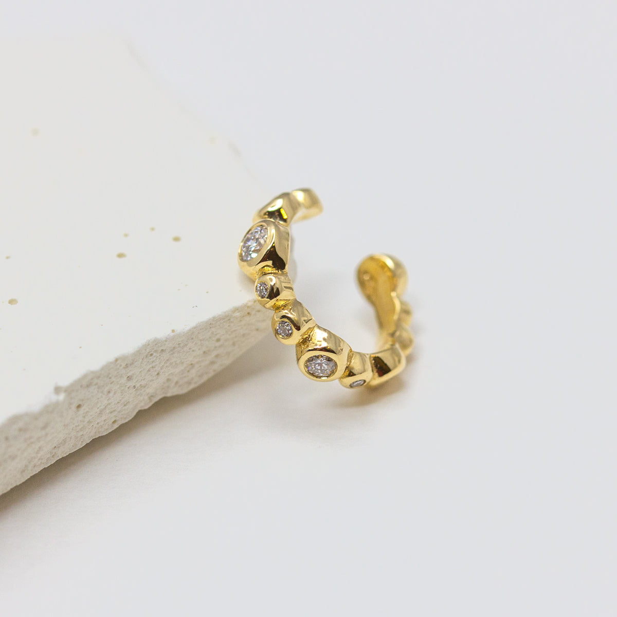 Earcuffs Tina Pépite - diamants