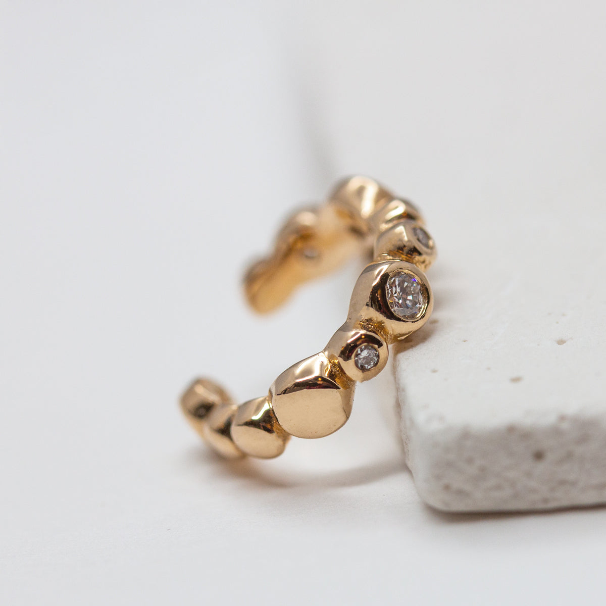 Earcuffs Tina Pépite - diamants