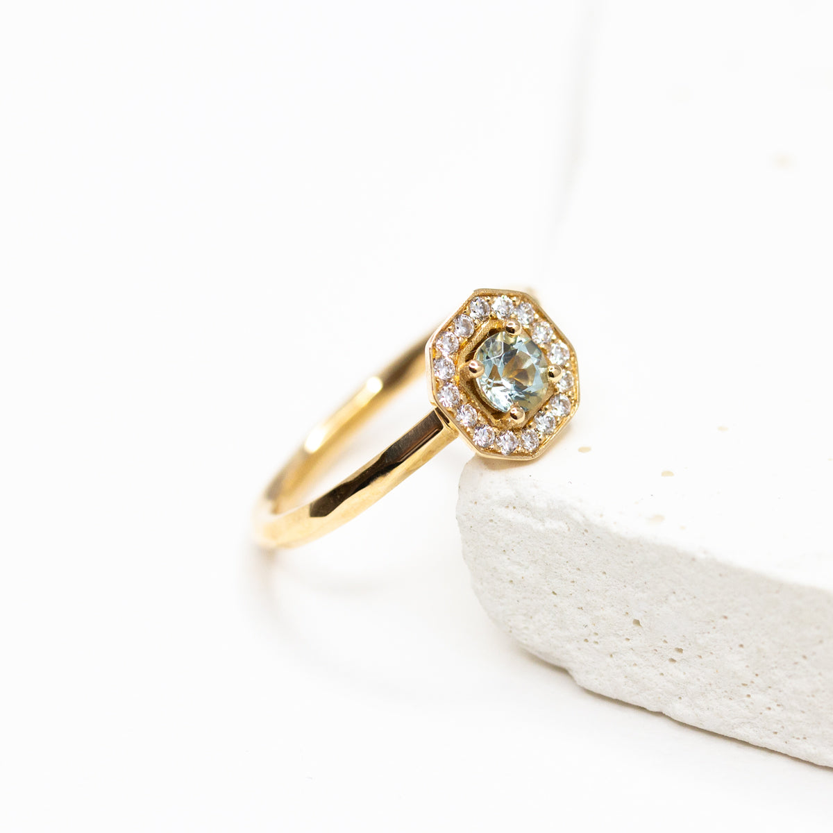 Pièce unique - Bague Léone - tourmaline et diamants