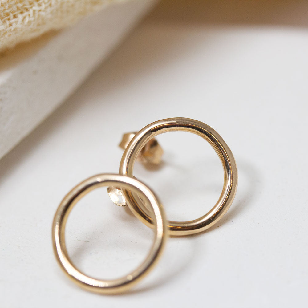 Boucles d'oreille cercle Paris et Lyon.