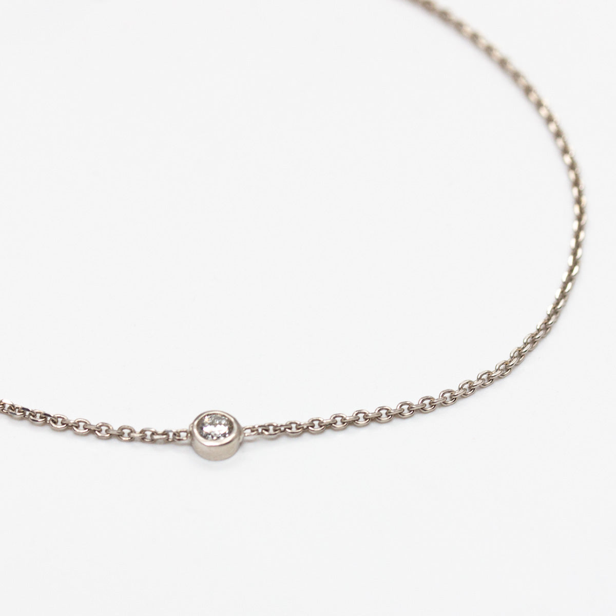Bracelet femme diamant en argent 925/1000 fabriqué à Paris dans notre atelier de joaillerie éthique française Paris et Lyon