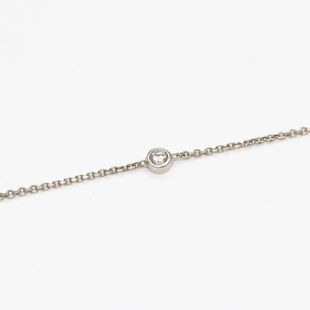 Bracelet chaîne diamant en argent 925/1000 fabriqué à la main à Paris - joaillerie éthique française Paris et Lyon