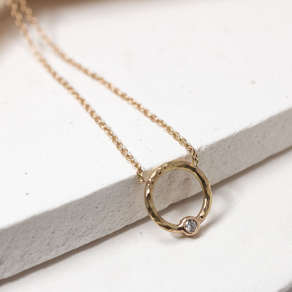 Collier Petit Cercle Sarita - diamant