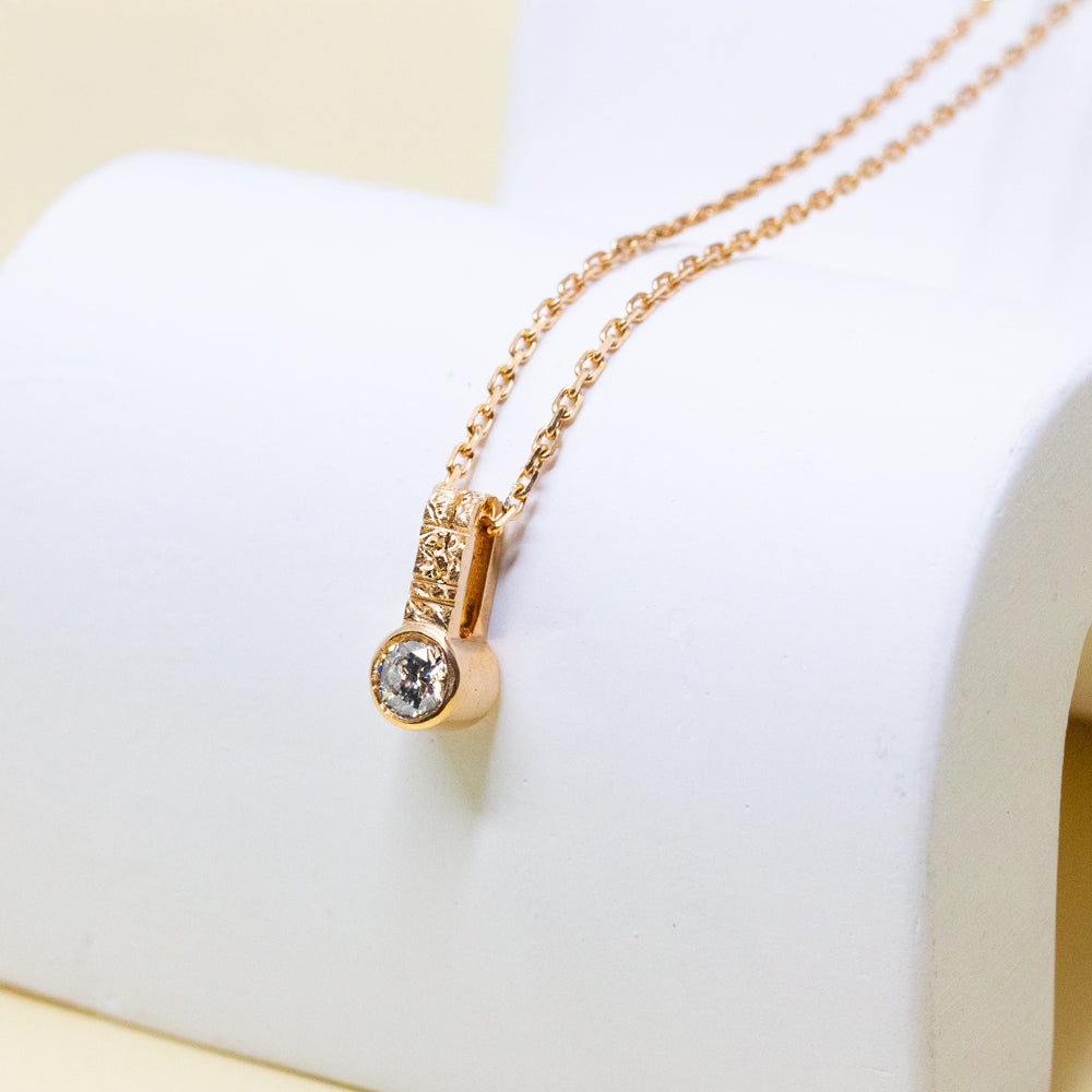 Pendentif Bonnie Hélia - diamant 4 mm