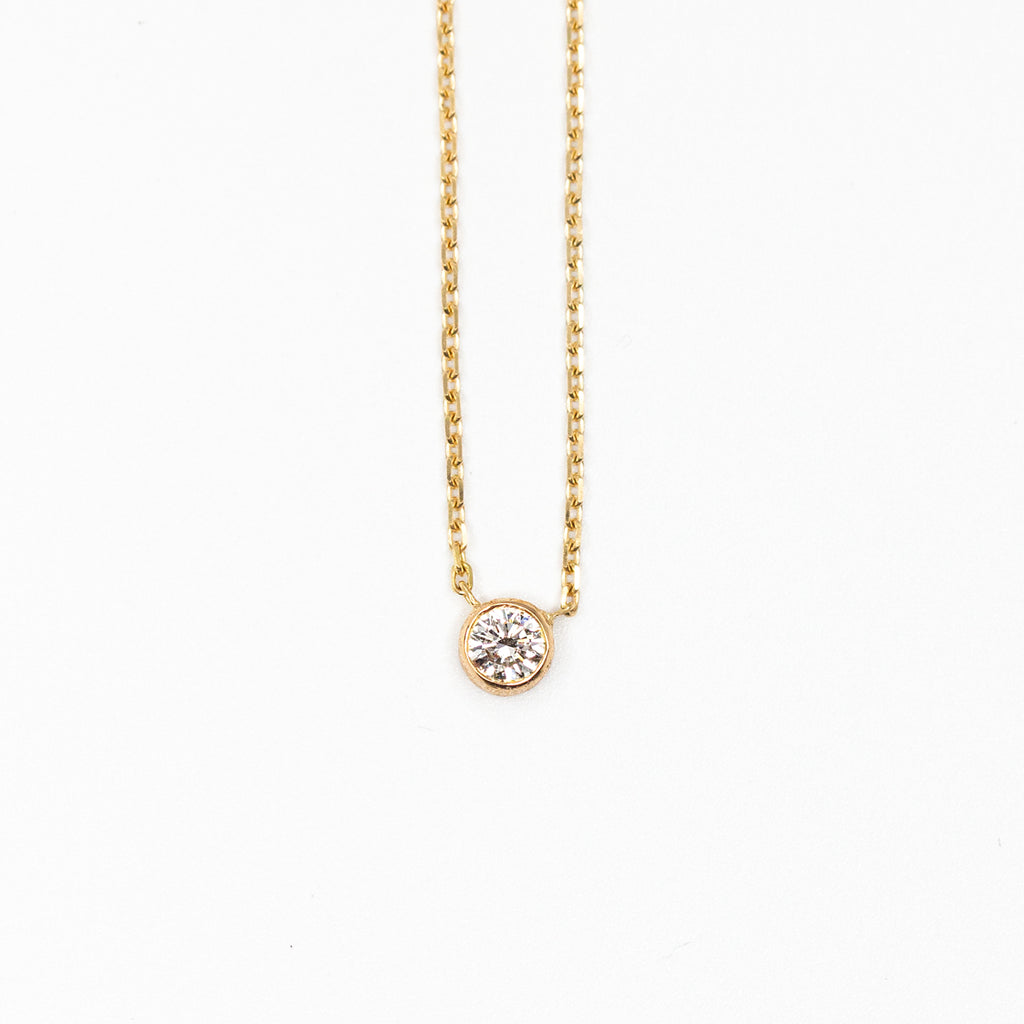 Pièce unique - Collier Solférine Gina - diamant 4mm