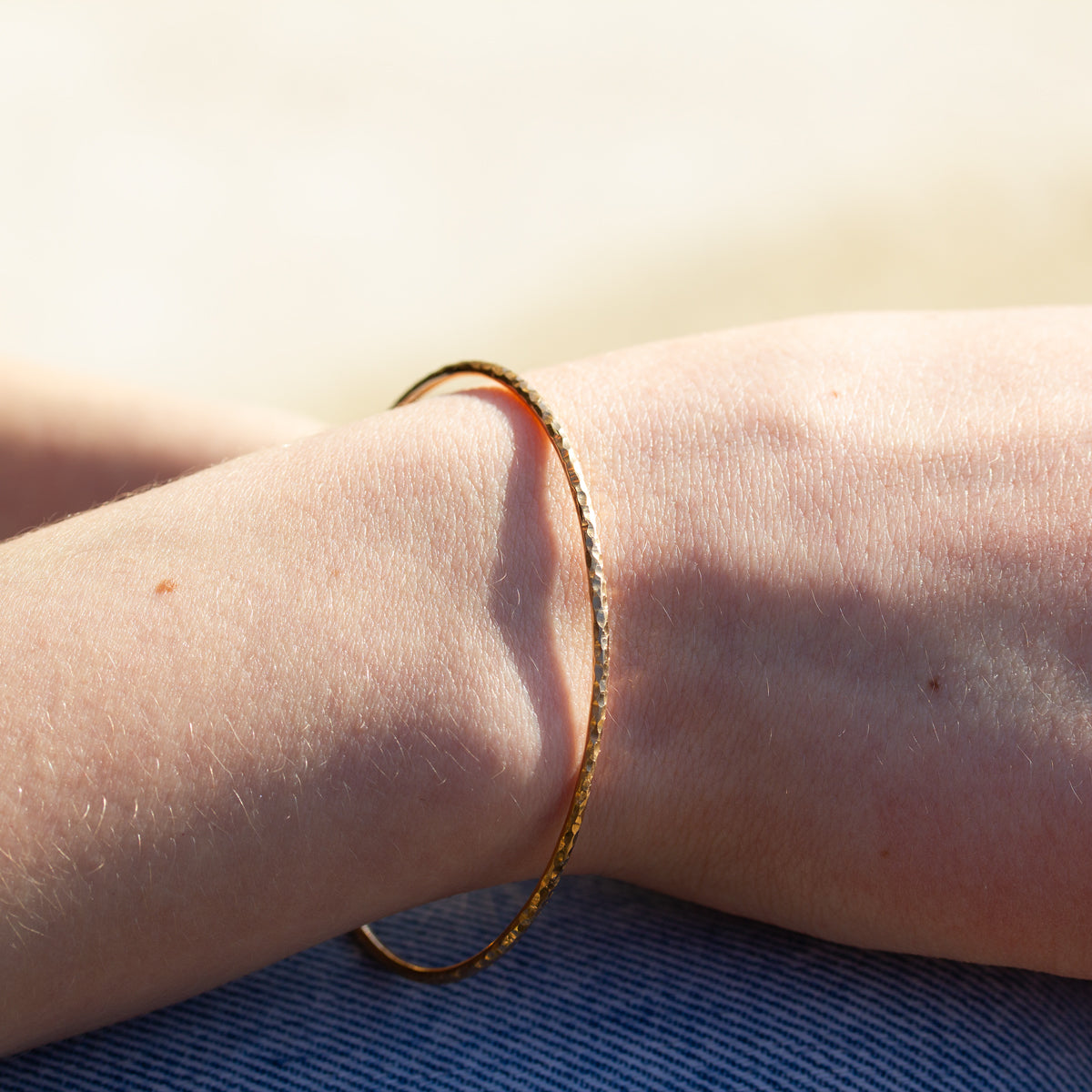 Bracelet jonc Sarita - or