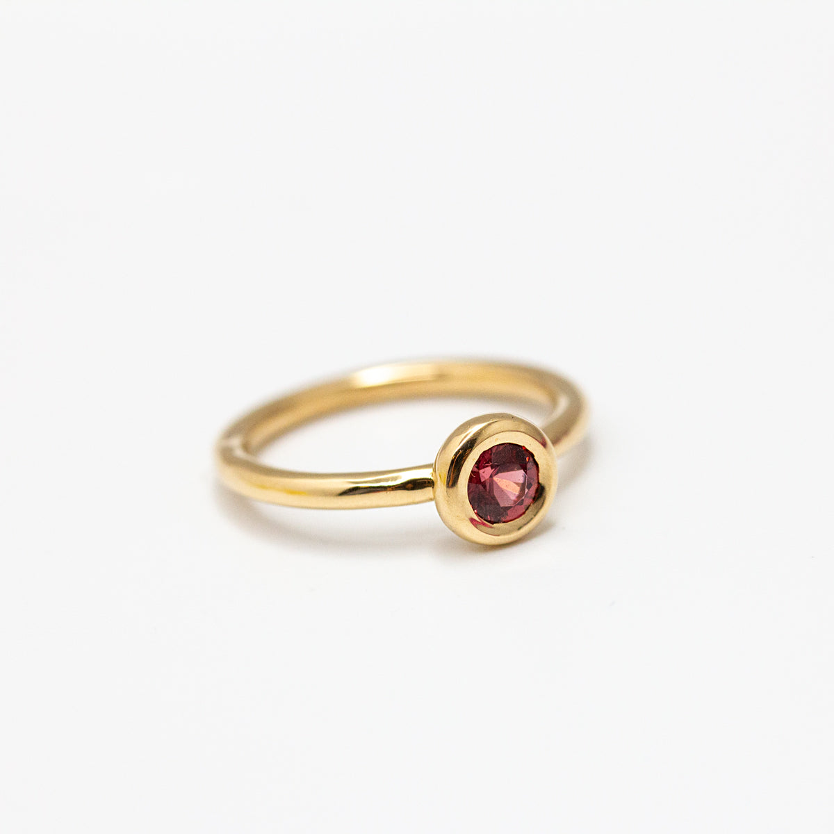 Pièce unique - Bague Ayamé - grenat rouge