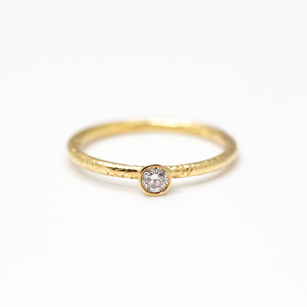 Pièce unique - Bague Pierrette Rosa - diamant 2,5 mm