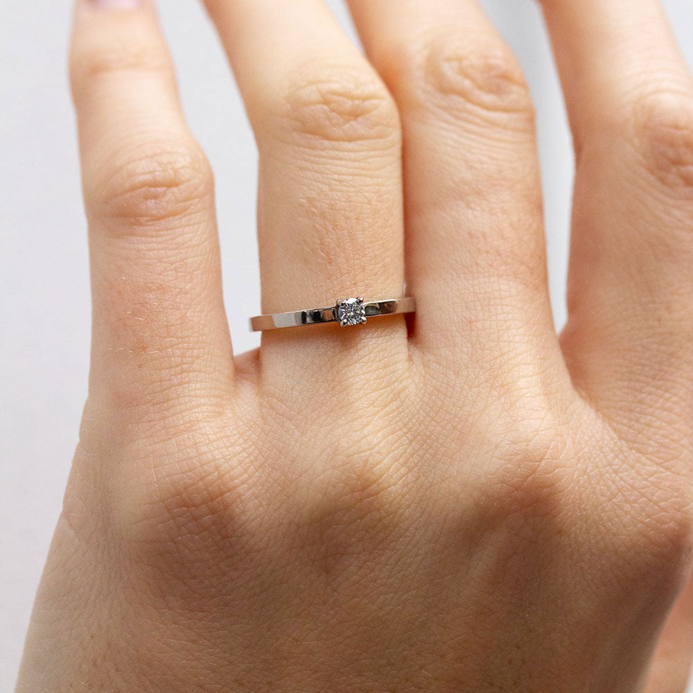 Solitaire original pour mariage made in France.