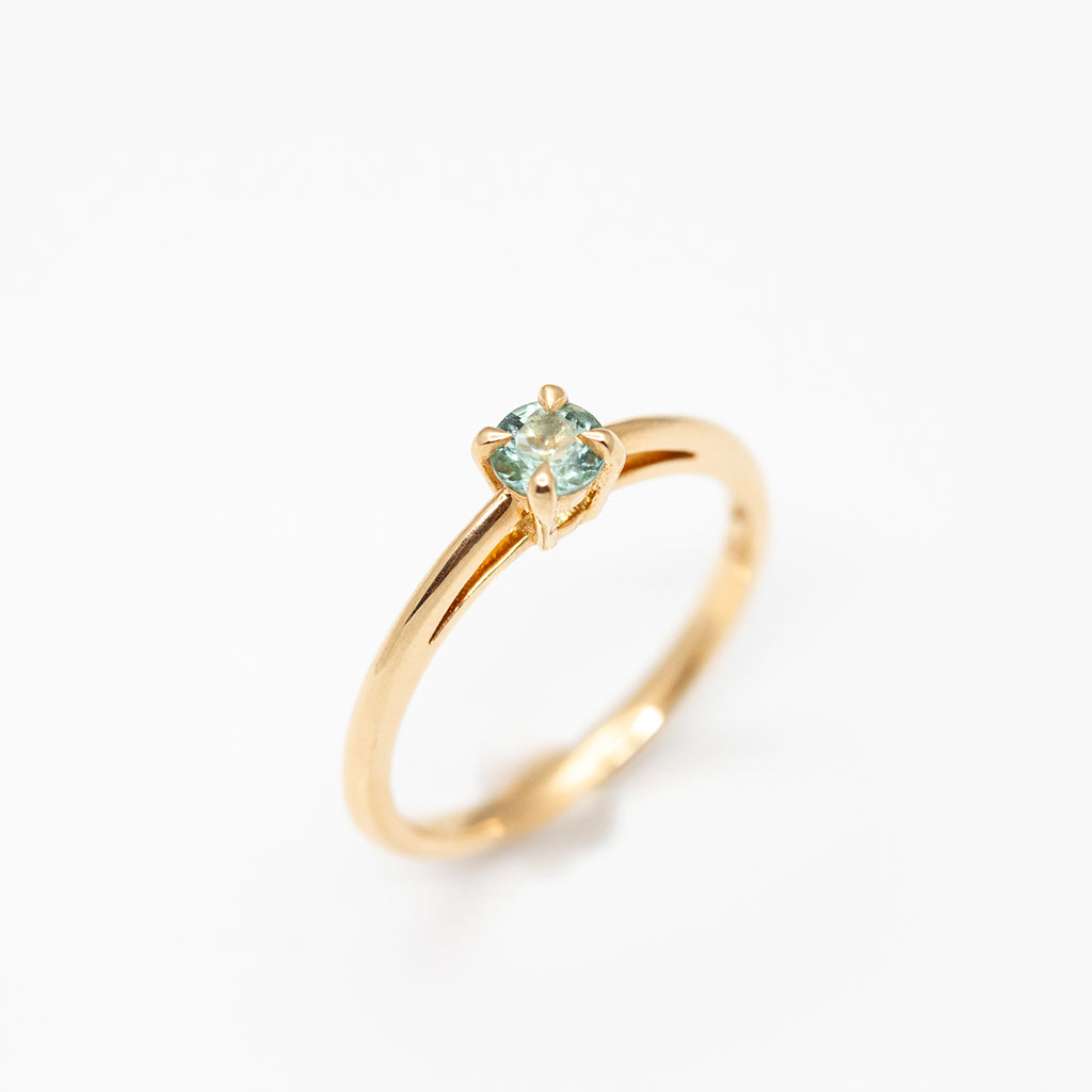 Pièce unique - Bague Jacqueline - saphir vert