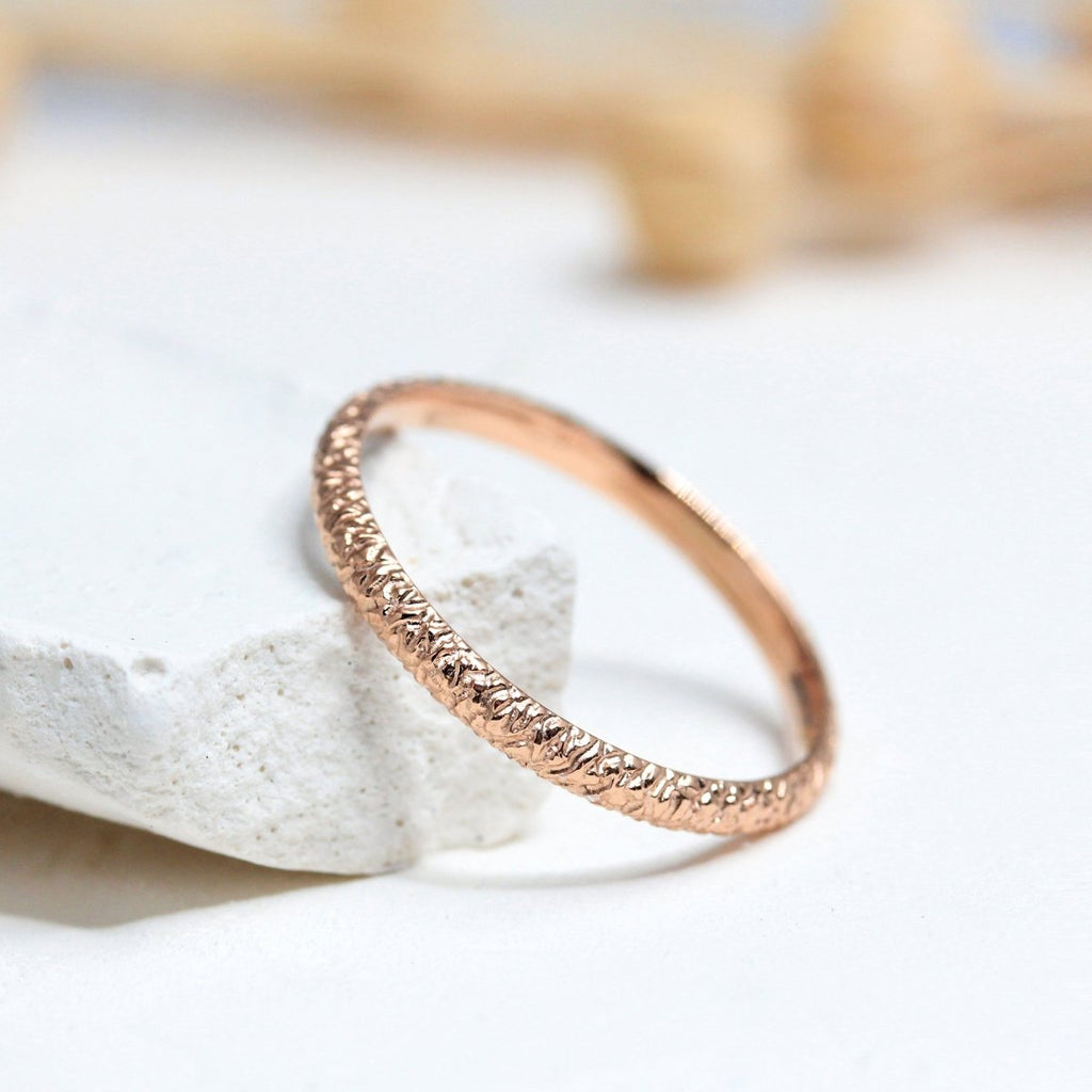 Alliance Rosa - demi-jonc (bombée) 2 mm