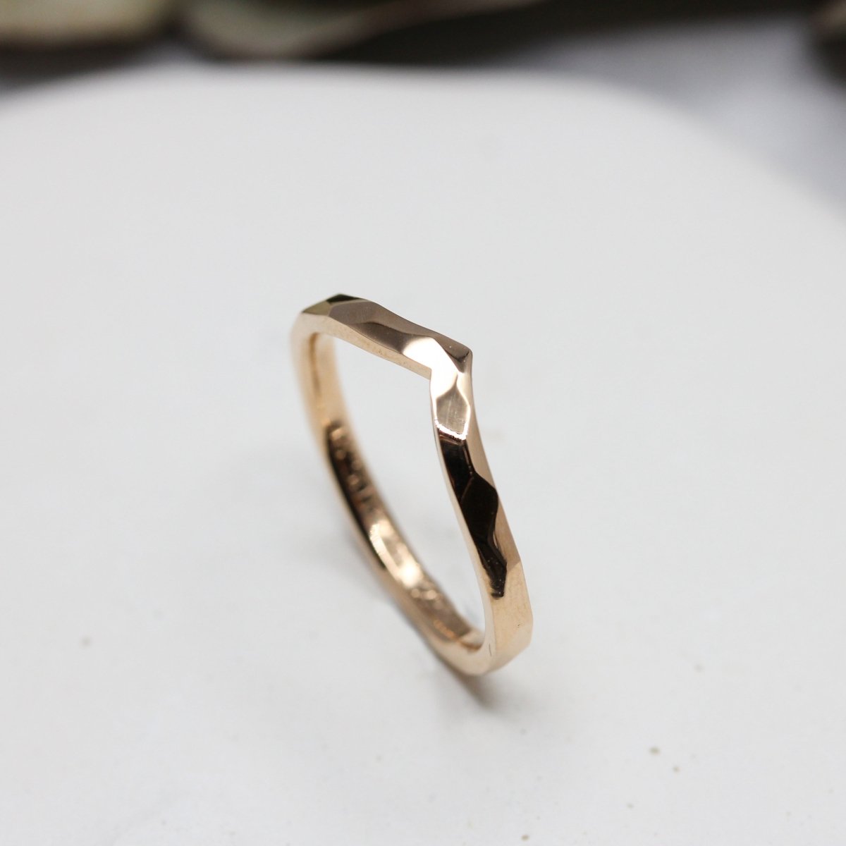 Bague Azur Isilde - ruban luxe 2 mm