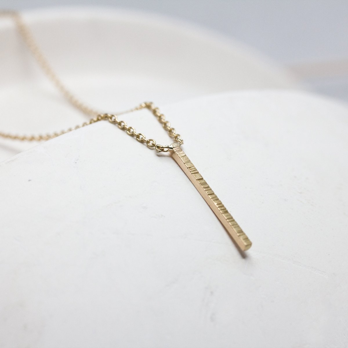 Collier en or ethique rose-champagne Fairmined, made in Paris