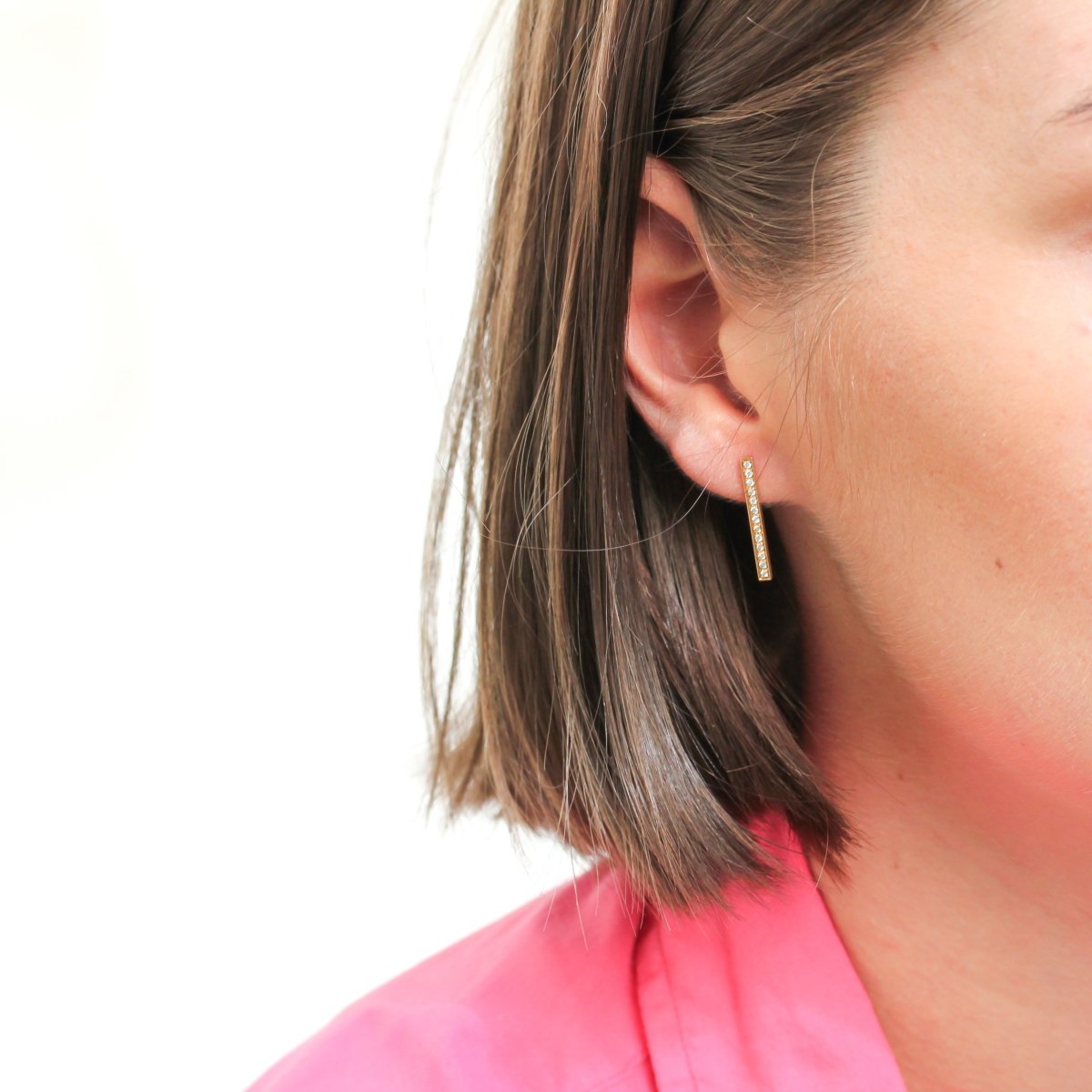 Boucle d'oreille Intiraymi pavée