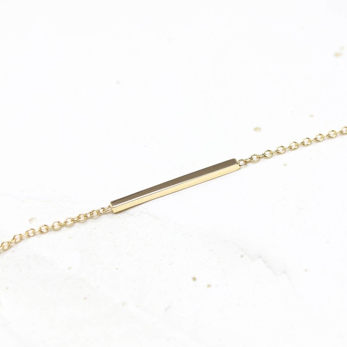 Bracelet artisanal en or jaune 18 carats Fairmined.